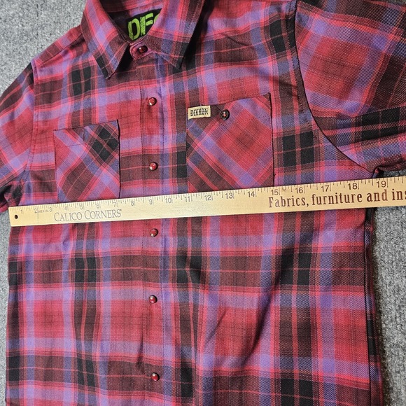 Dixxon Boys Flannel Shirt Size XL Youth Div Plaid Snap Front‎ - Picture 4 of 8